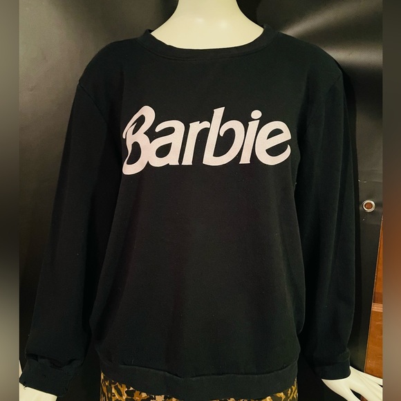Barbie Sweaters - Women’s Barbie sweatshirt, size medium